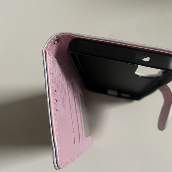 Floral Embossed Phone Wallet Case - Picture 12 of 12